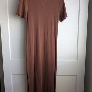 MATE the Label Brown Midi Dress